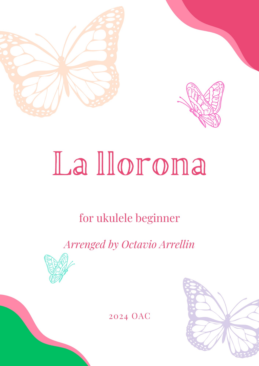 La Llorona Ukulele scores gallery preview page 1