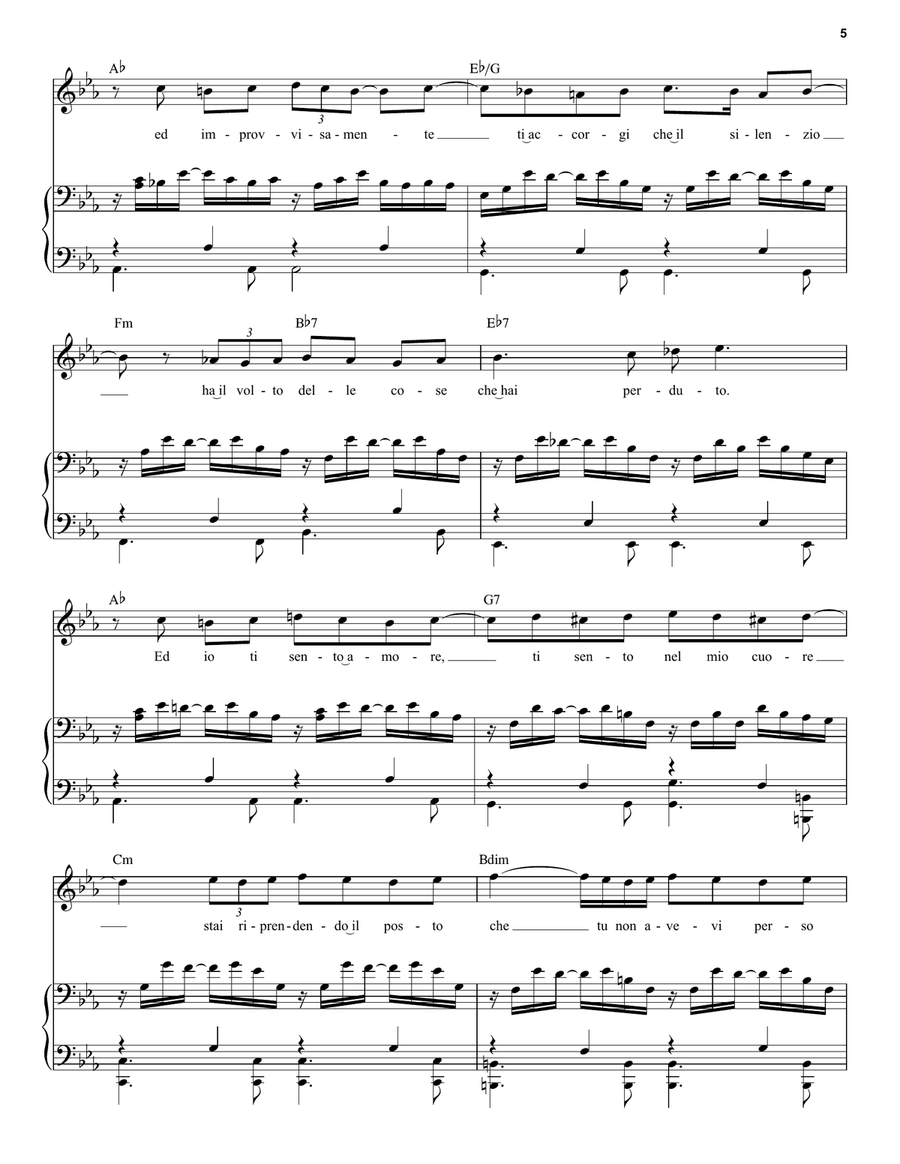 La Voce Del Silenzio Voice scores gallery preview page 5