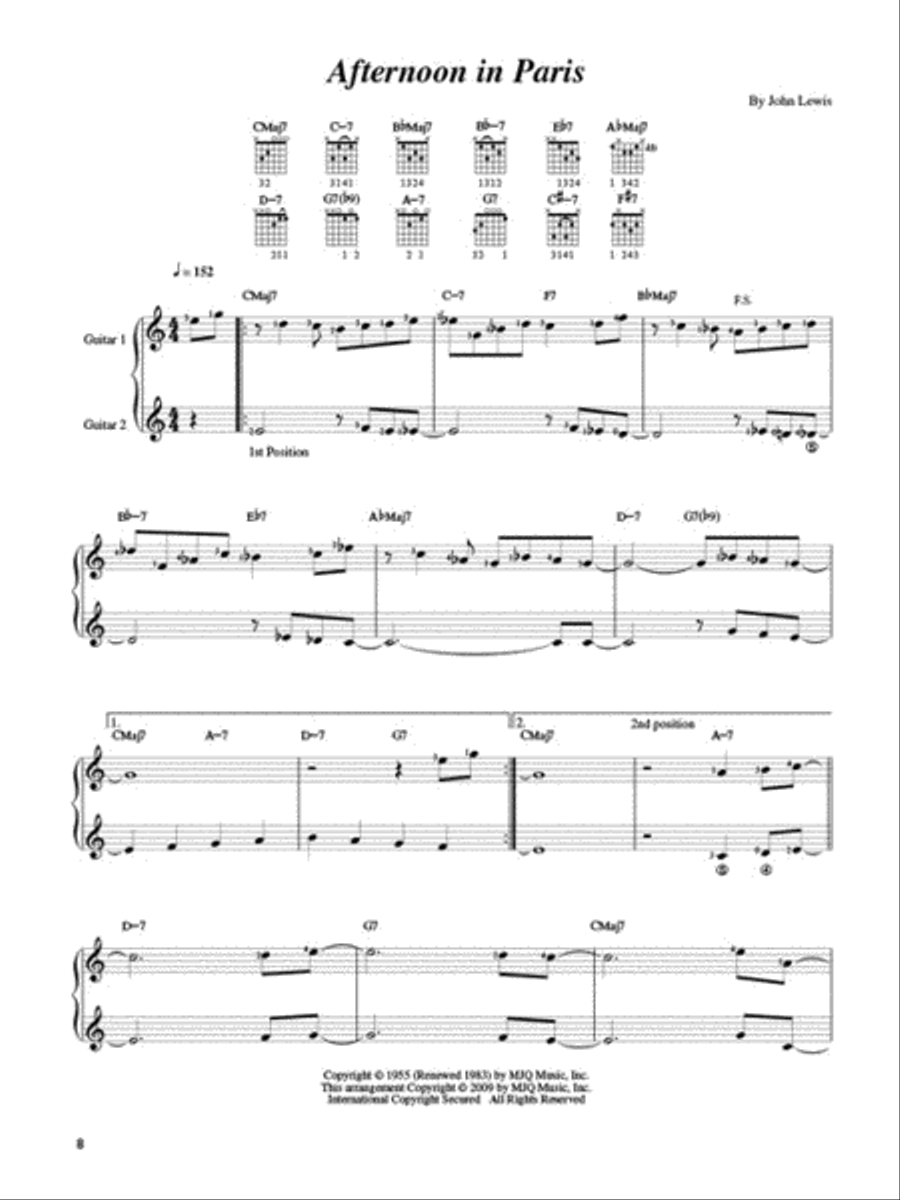 A Modern Method for Guitar – Jazz Songbook, Vol. 1 Electric Guitar scores gallery preview page 5