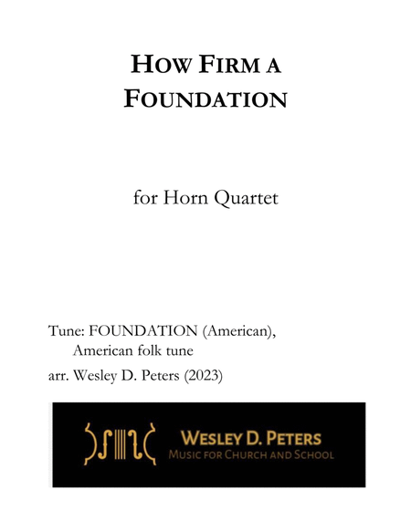 How Firm a Foundation (Horn Quartet) image number null