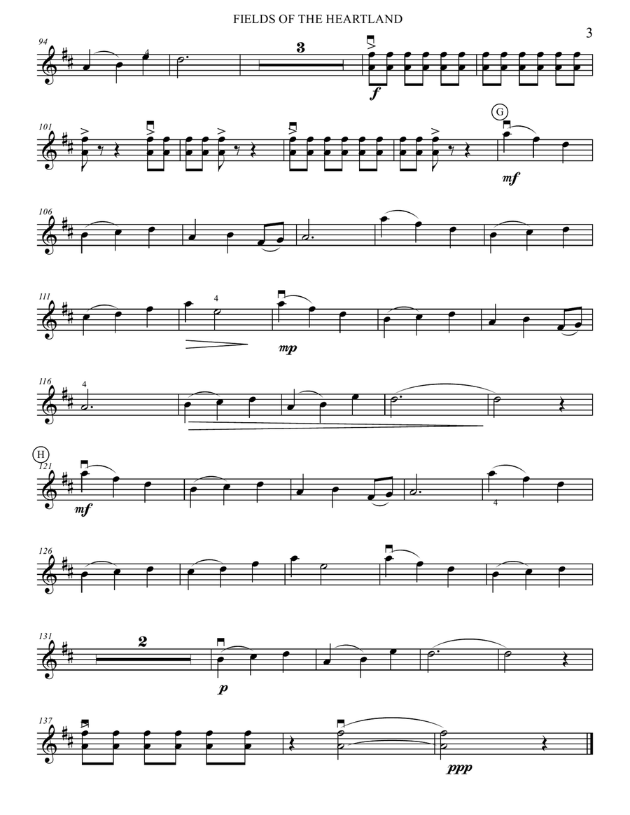 Fields of the Heartland for String Orchestra String Orchestra scores gallery preview page 4