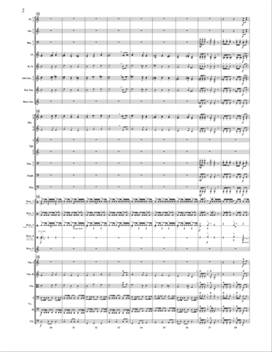 The Medallion Calls Full Orchestra scores gallery preview page 4
