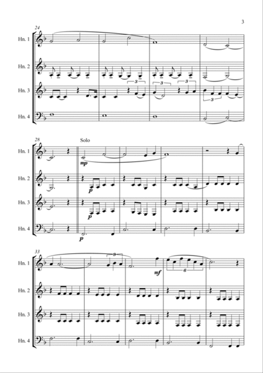 Time To Say Goodbye Horn scores gallery preview page 5