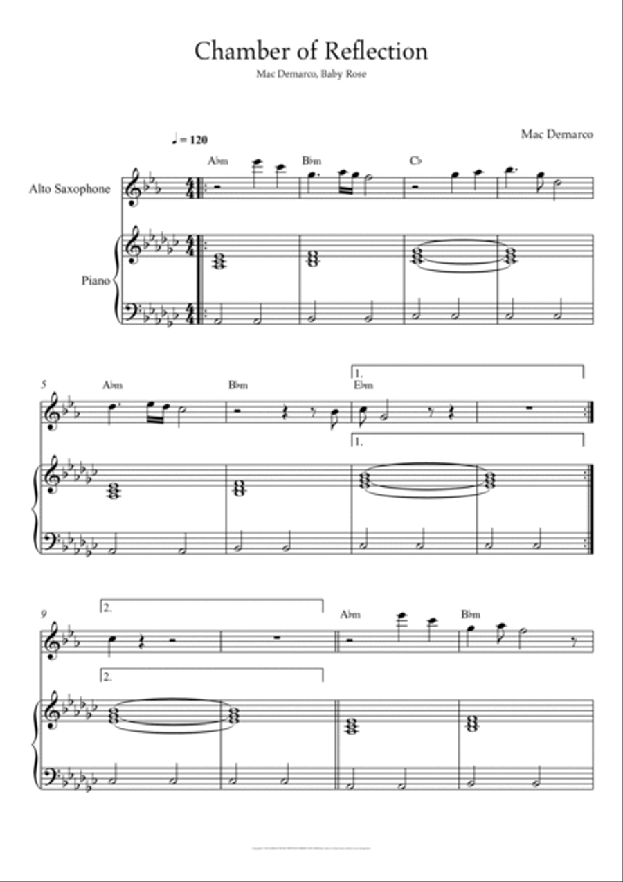 Chamber Of Reflection Woodwind Duet scores gallery preview page 2