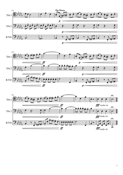 Reicha Horn Trio no 22 for trombones