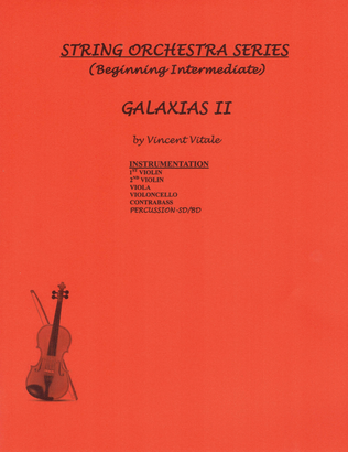 Book cover for GALAXIAS II (early intermediate)