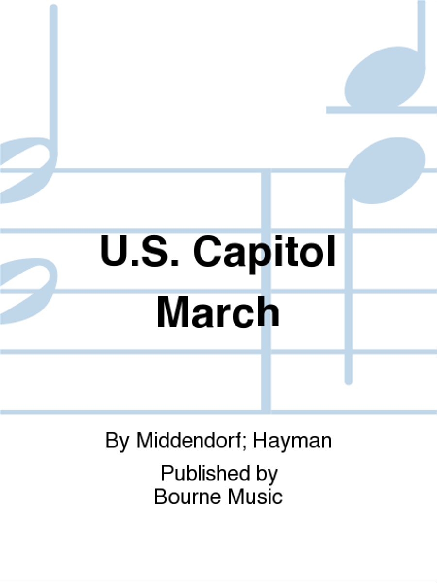 U.S. Capitol March Concert Band scores gallery preview page 1