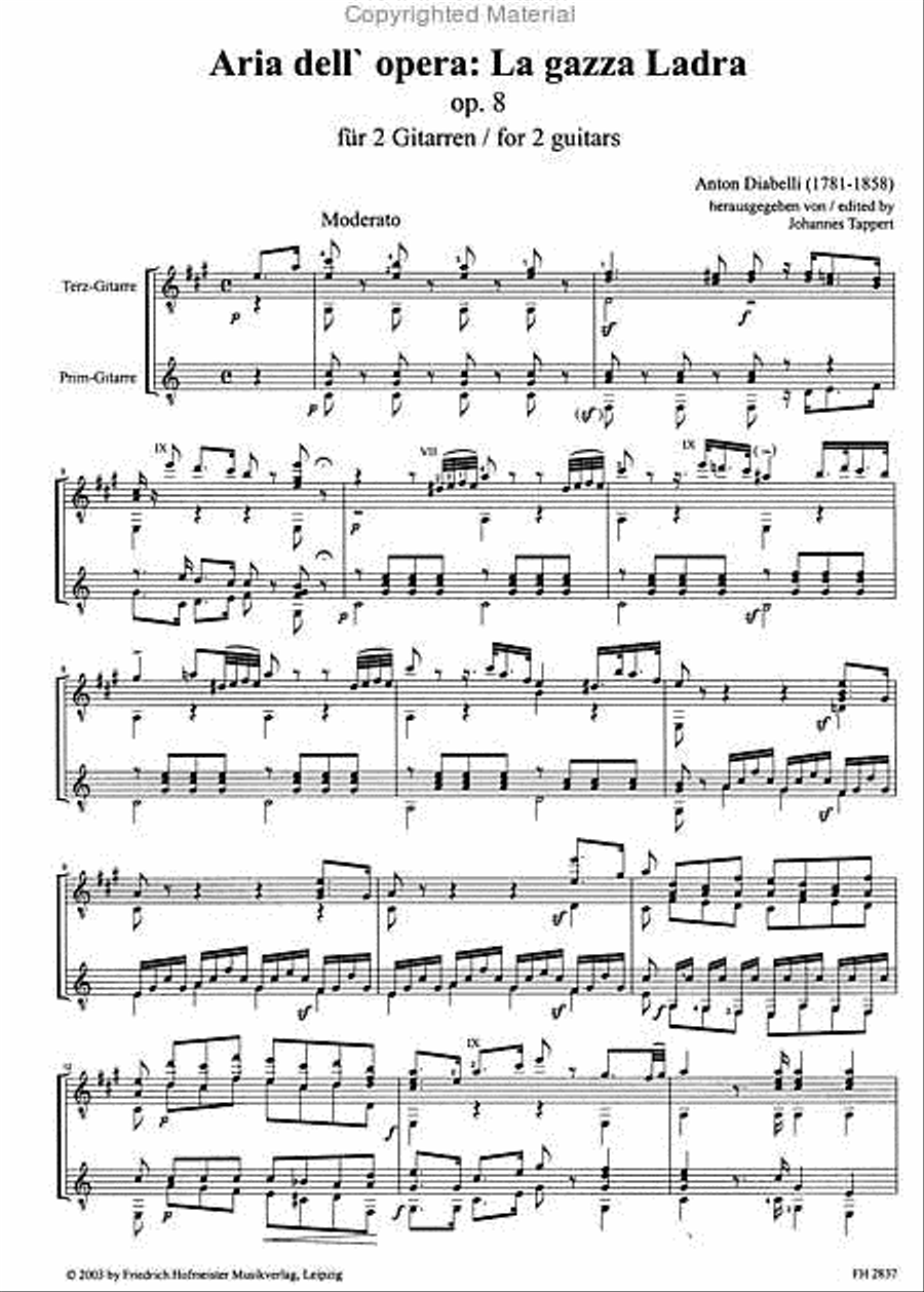 Aria dell´opera 