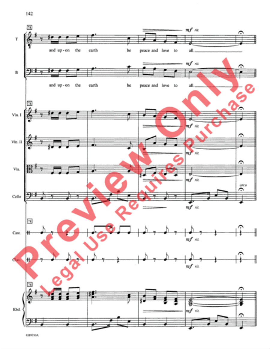 A Festival of Lessons and Carols Choir scores gallery preview page 143