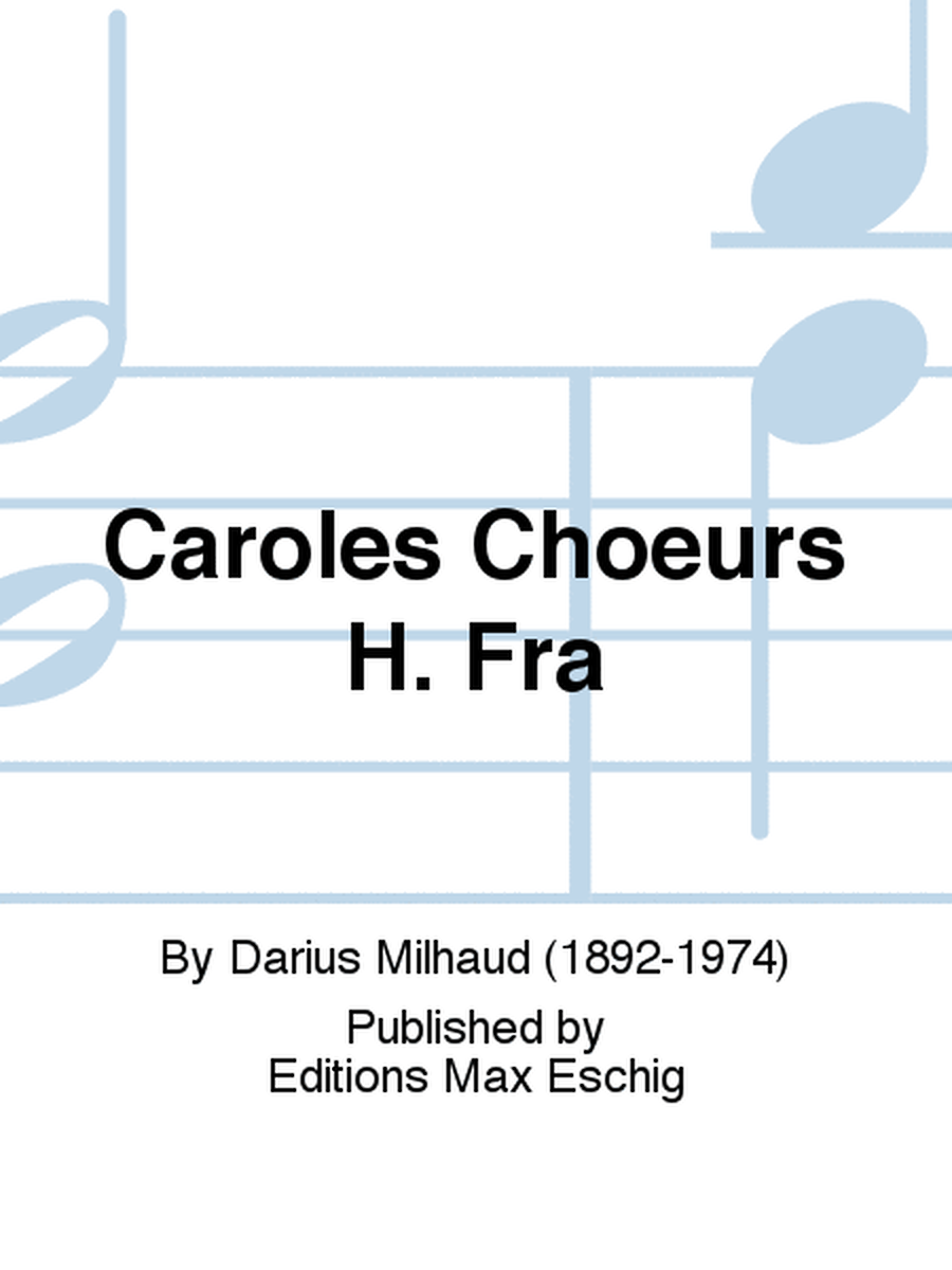 Caroles Choeurs H. Fra