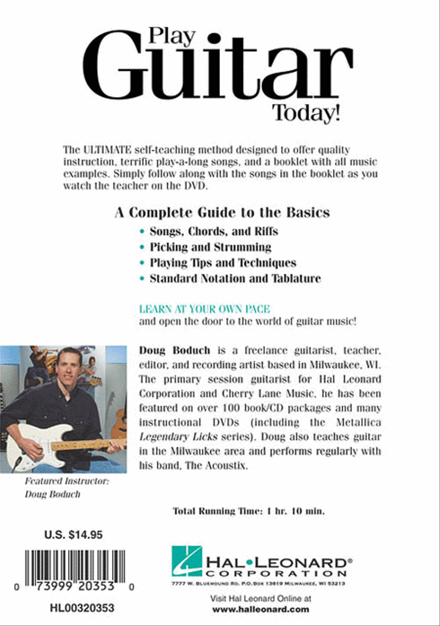 Play Guitar Today! DVD Play Guitar Today! DVD Guitar scores gallery preview page 2