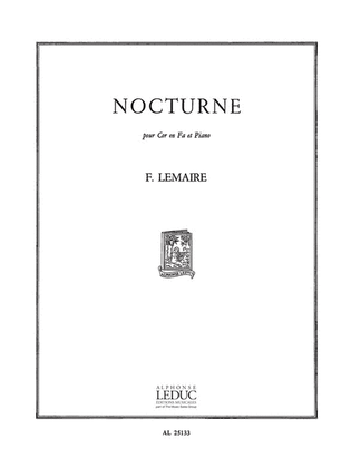 Book cover for Nocturne (horn & Piano)