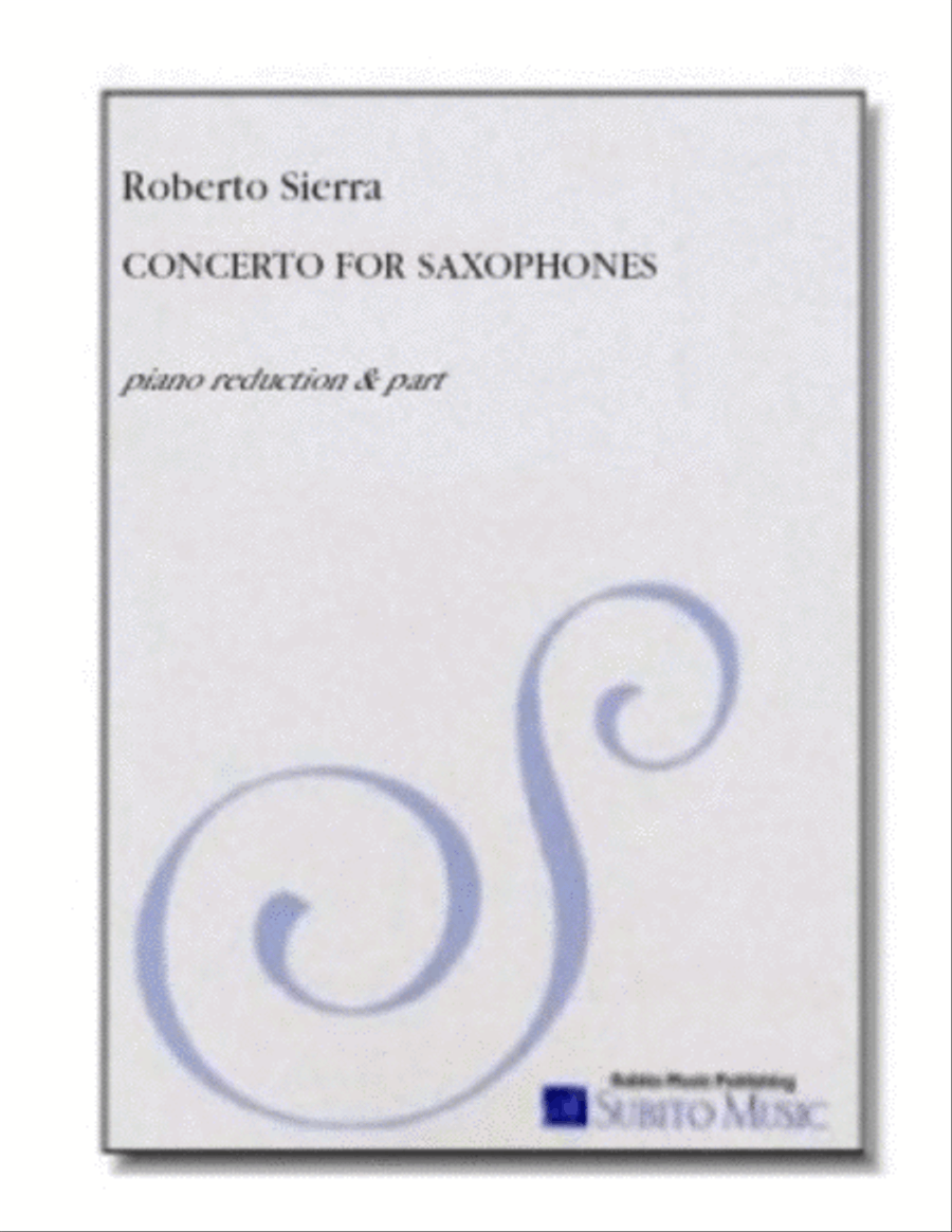 Concerto Tenor Saxophone scores gallery preview page 1