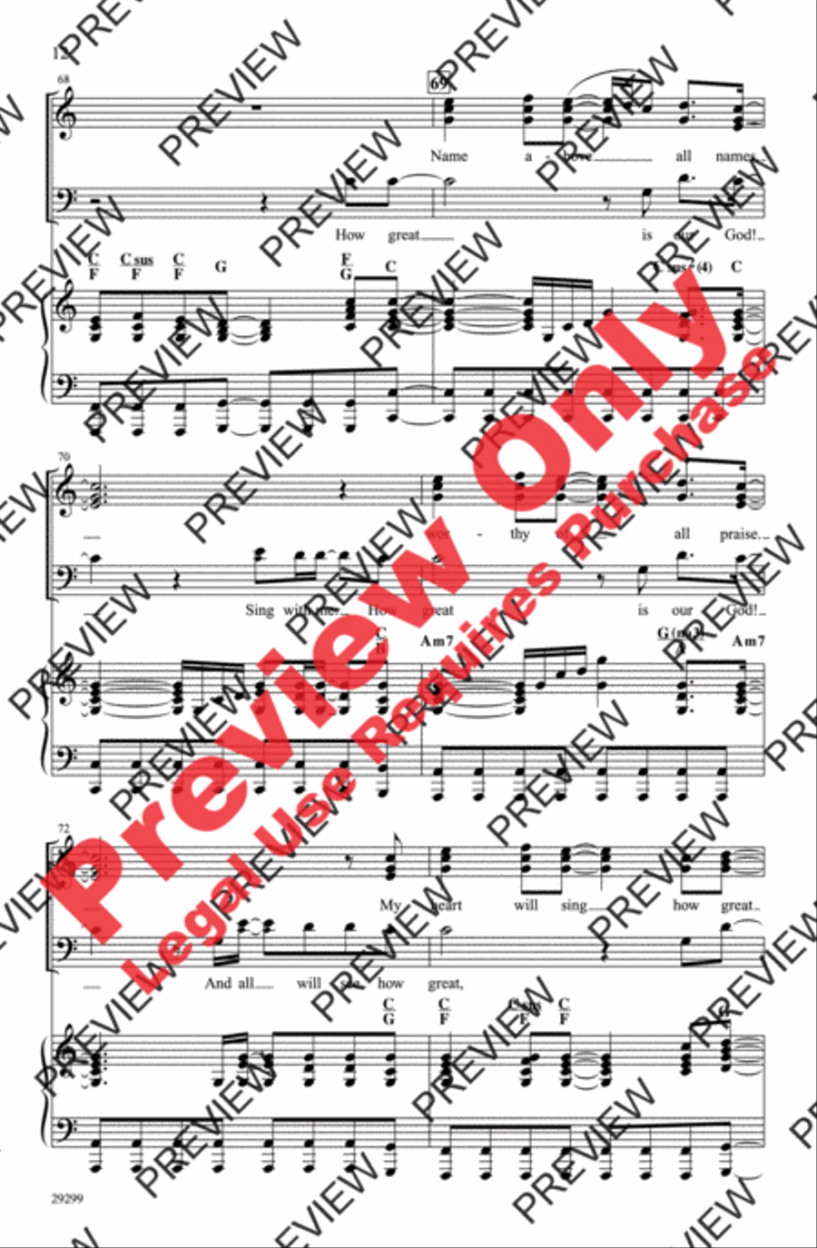 How Great Is Our God How Great Is Our God 3-Part scores gallery preview page 12