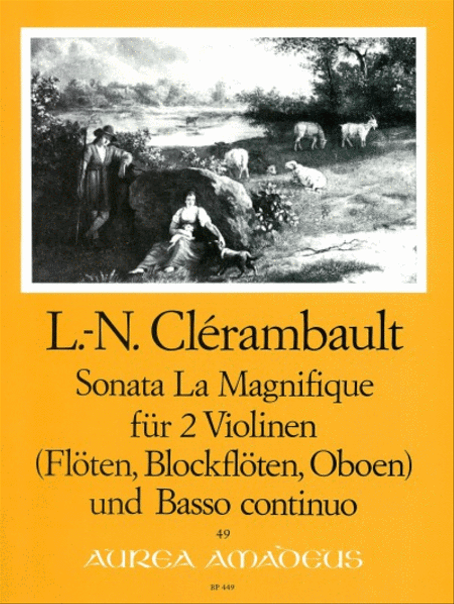 Sonata La Magnifique Sonata La Magnifique Flute scores gallery preview page 1