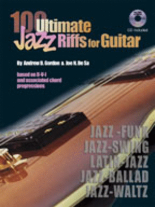 Book cover for 100 Ultimate Jazz Riffs for Guitar