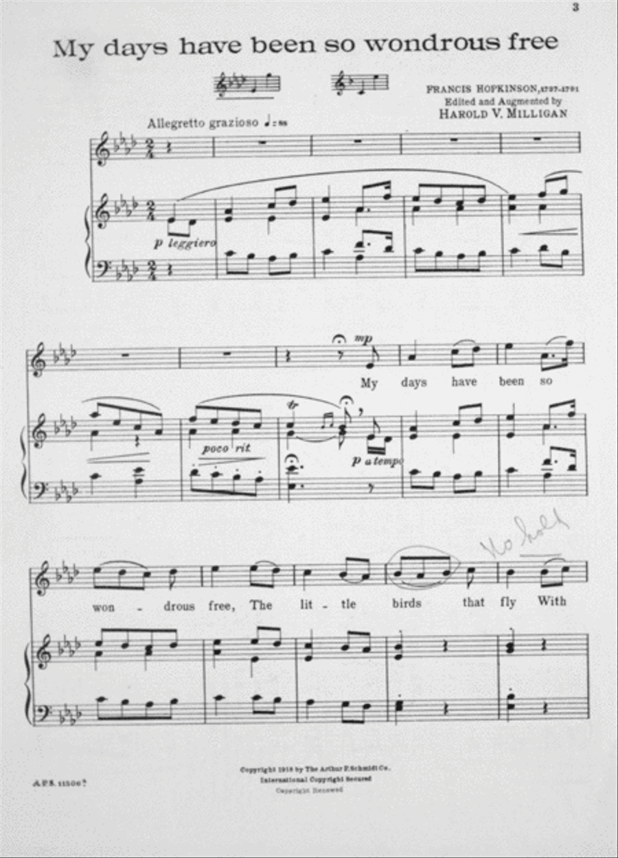 The First American Song, 