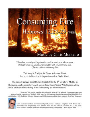 Consuming Fire (Hebrews 12.28-29 WEB)