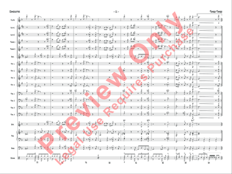 Tengo Tango Jazz Ensemble scores gallery preview page 12