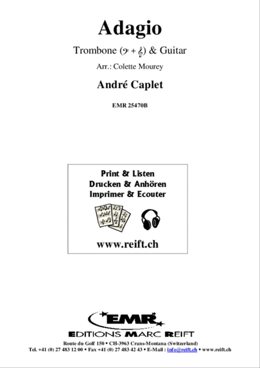 Adagio Trombone scores gallery preview page 2