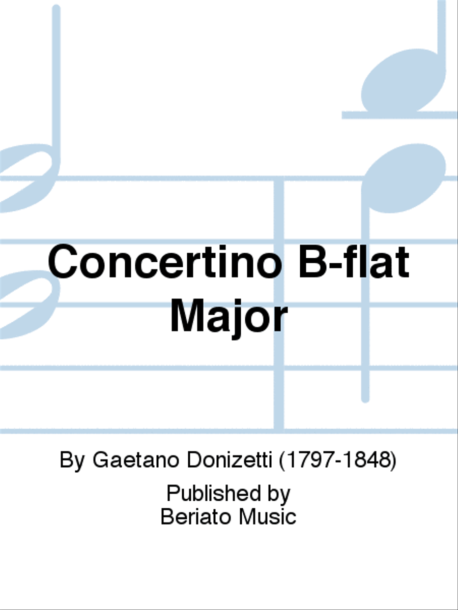 Concertino B-flat Major Oboe scores gallery preview page 1