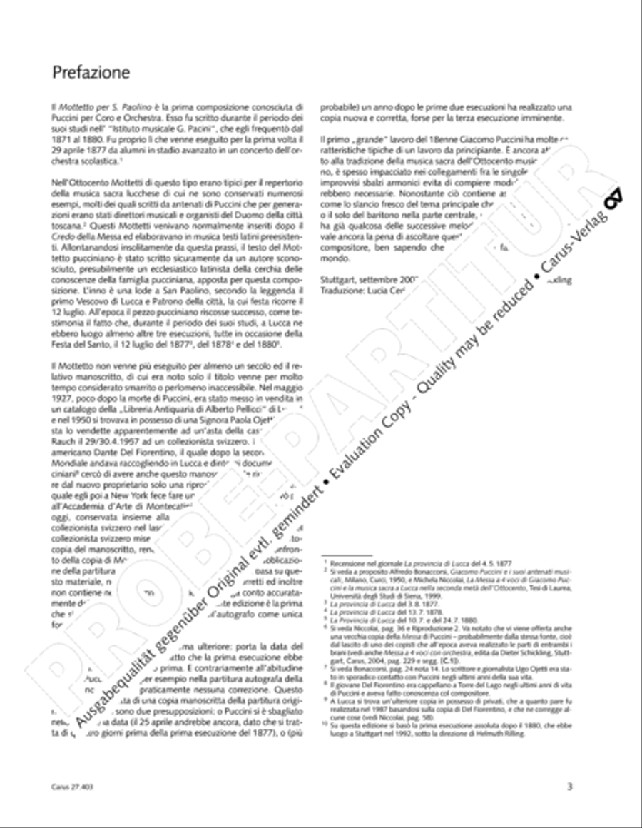 Mottetto per San Paolino 4-Part scores gallery preview page 4