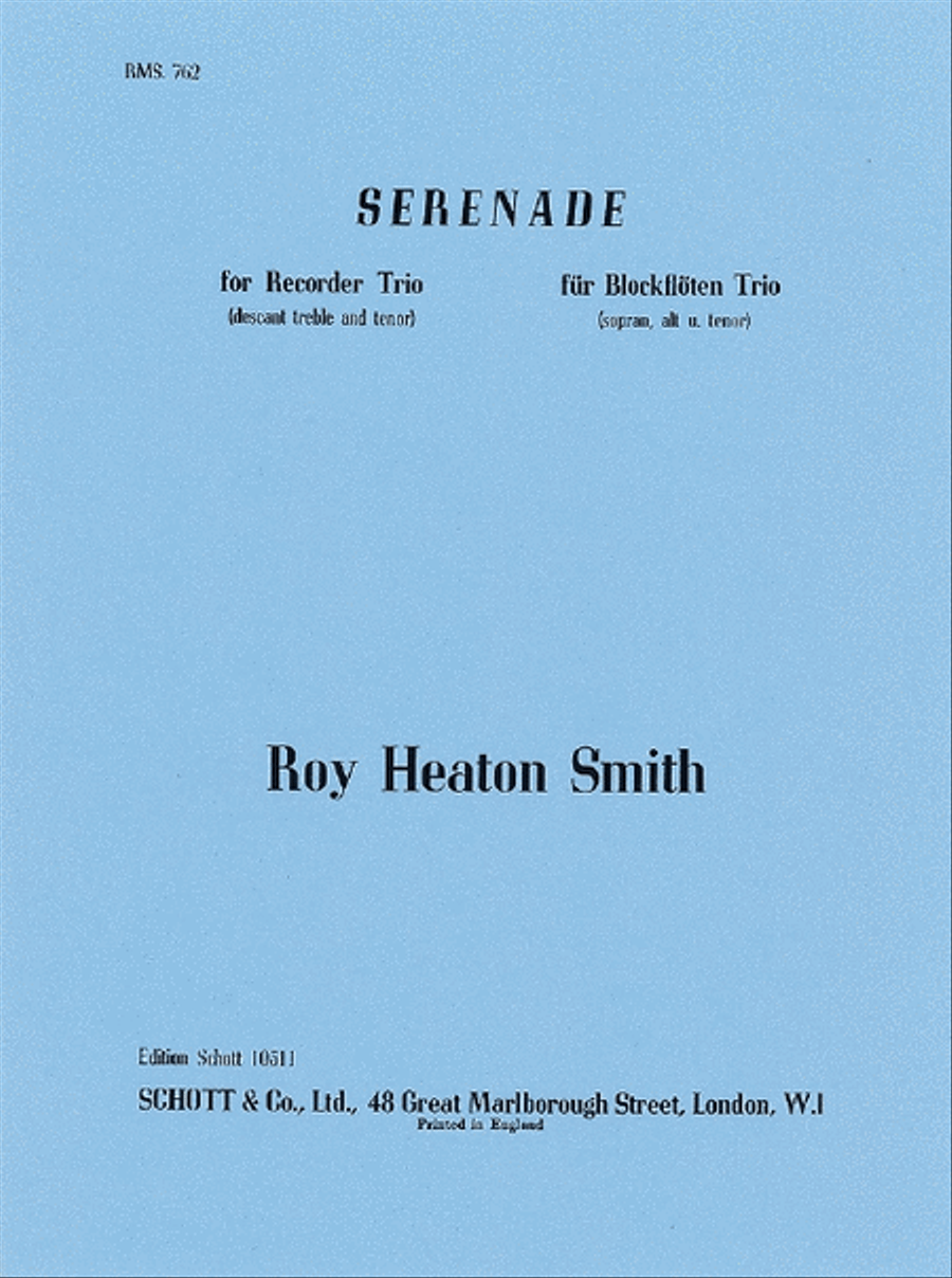 Serenade Op. 35 Recorder scores gallery preview page 1
