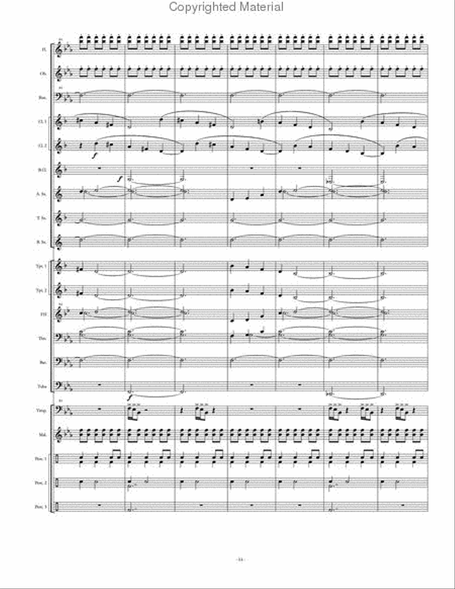 Monuments Concert Band scores gallery preview page 15