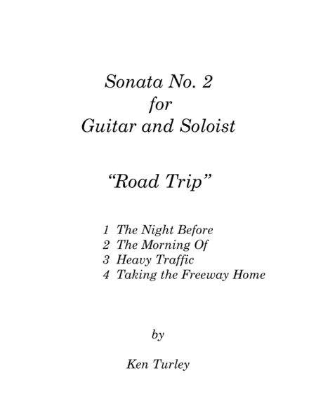 Duo Sonata No. 02 for Guitar and Viola "Road Trip". image number null