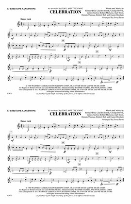 Celebration: E-flat Baritone Saxophone