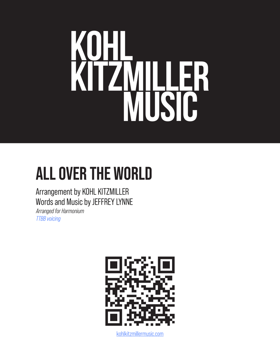 All Over The World All Over The World TTBB scores gallery preview page 1