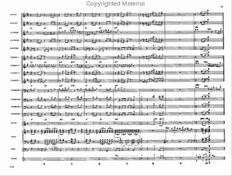 Jazz-Me Blues Jazz Ensemble scores gallery preview page 14
