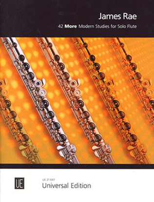 Book cover for 42 More Modern Studies For Solo Flute