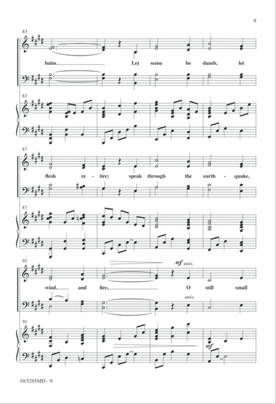 Dear Lord and Father Dear Lord and Father 4-Part scores gallery preview page 9
