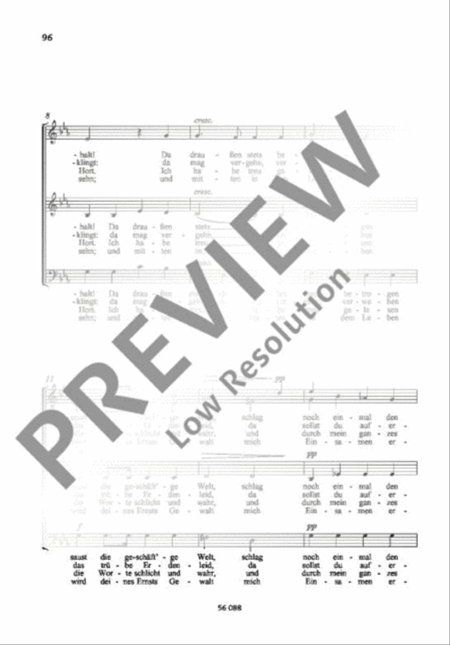 O Täler weit, o Höhen O Täler weit, o Höhen Mixed Choir scores gallery preview page 3