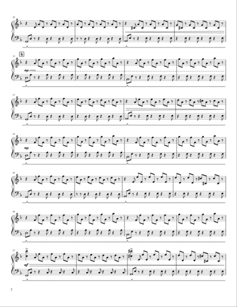 Tramonto No. 7 Piano Solo scores gallery preview page 2