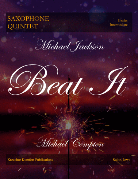 Beat It by Michael Jackson (for saxophone quintet) - SATTB image number null