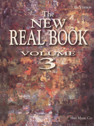 Book cover for New Real Book Vol 3 B Flat Edition