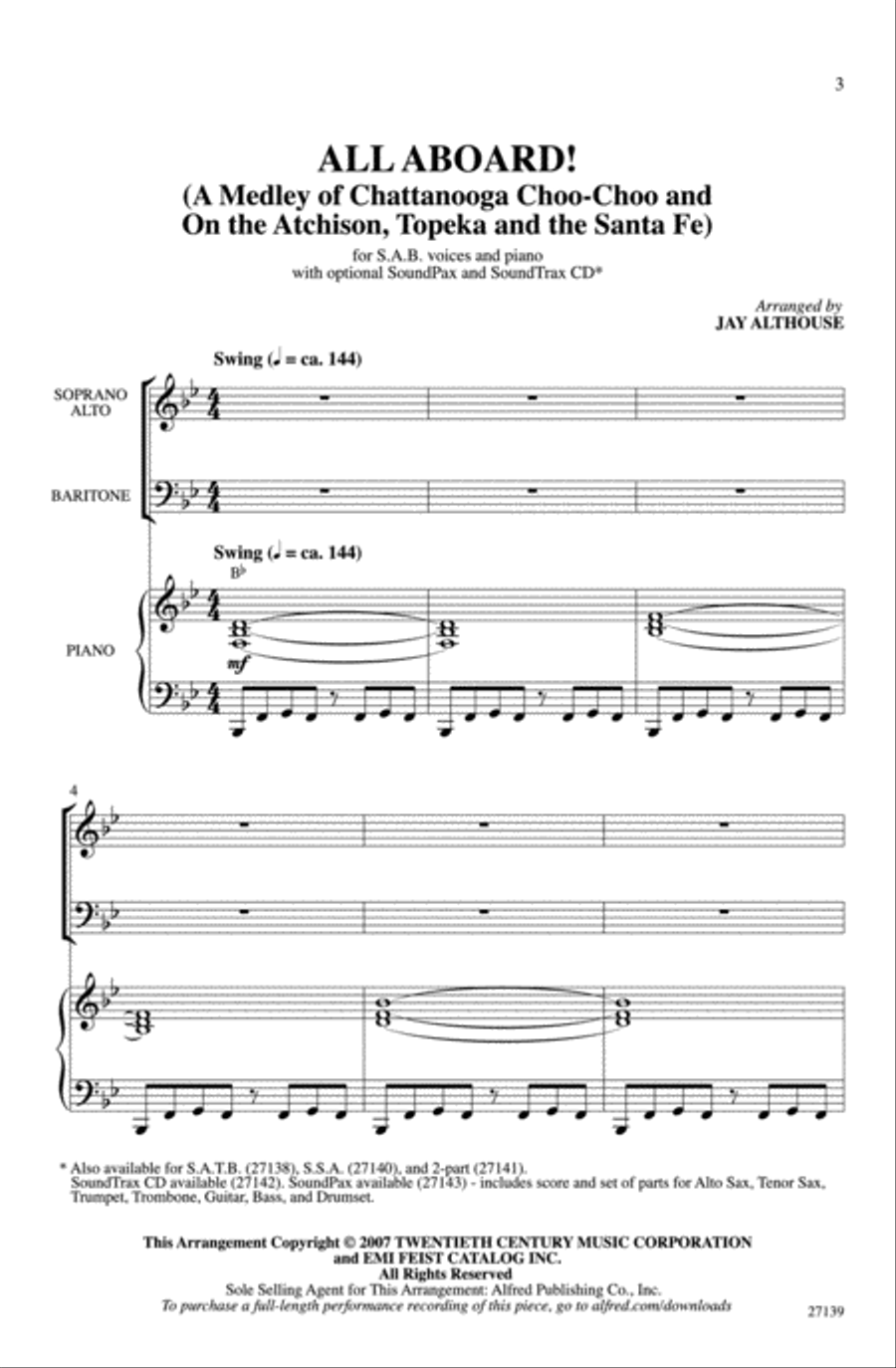 All Aboard! 3-Part scores gallery preview page 16