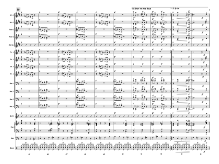 A Bari Cool Chart! Jazz Ensemble scores gallery preview page 10