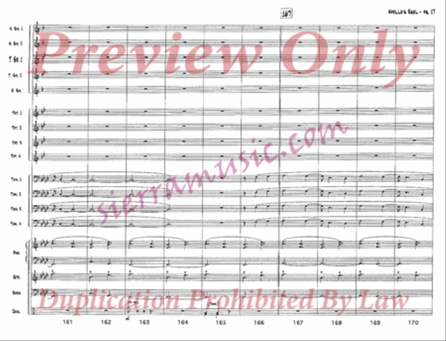Apollo's Reel Jazz Ensemble scores gallery preview page 18