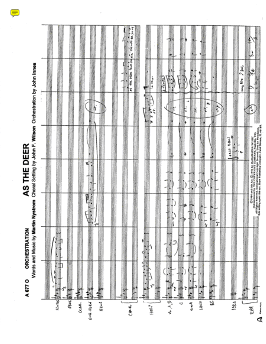 As the Deer Choir scores gallery preview page 1