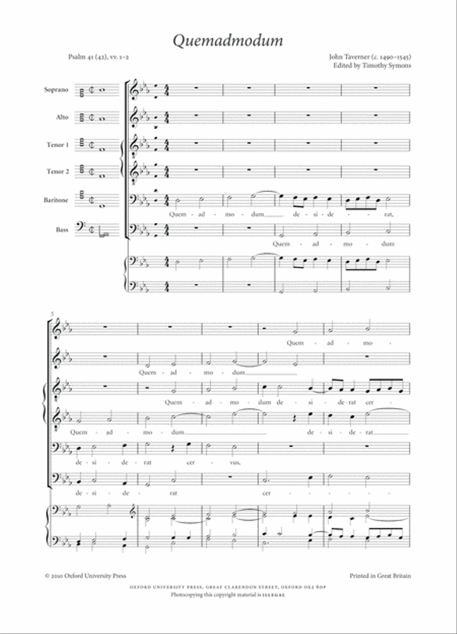 Quemadmodum 4-Part scores gallery preview page 2