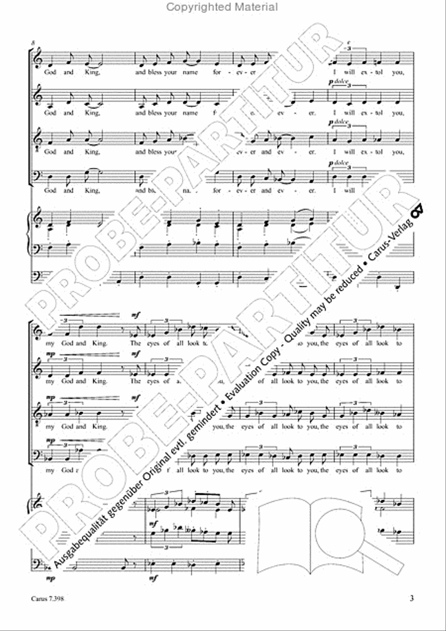 The eyes of all look to you 4-Part scores gallery preview page 4