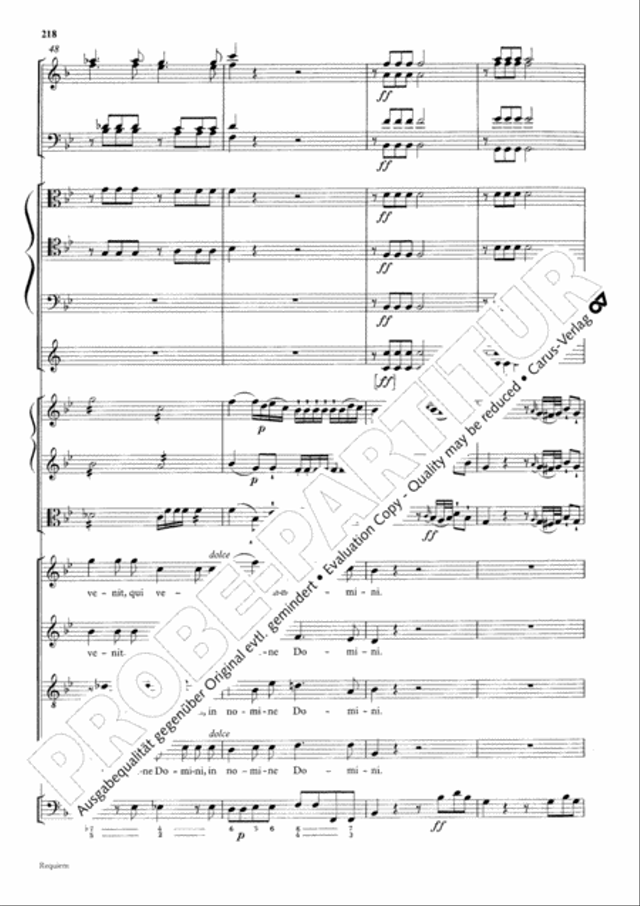 Requiem Requiem 4-Part scores gallery preview page 225