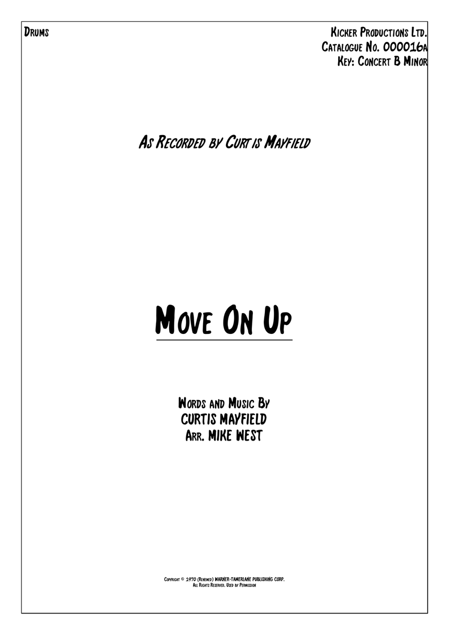 Move On Up Drum Set scores gallery preview page 1