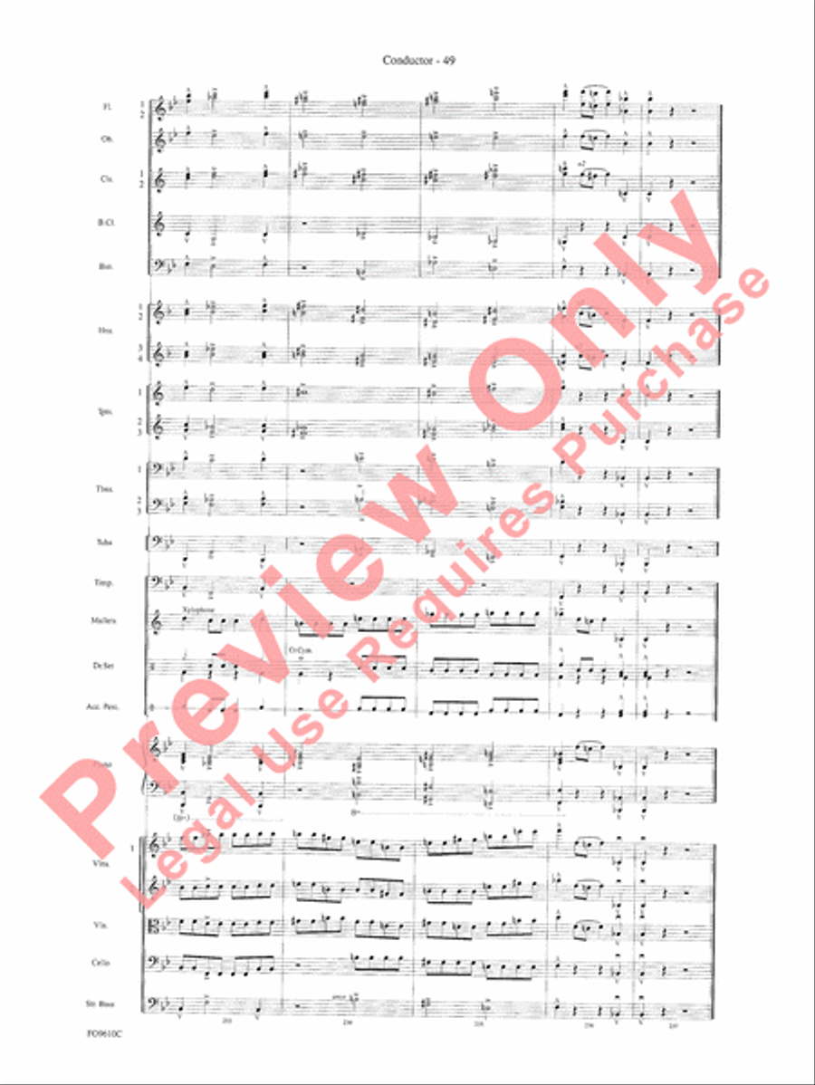 A Salute to the Big Apple Full Orchestra scores gallery preview page 51