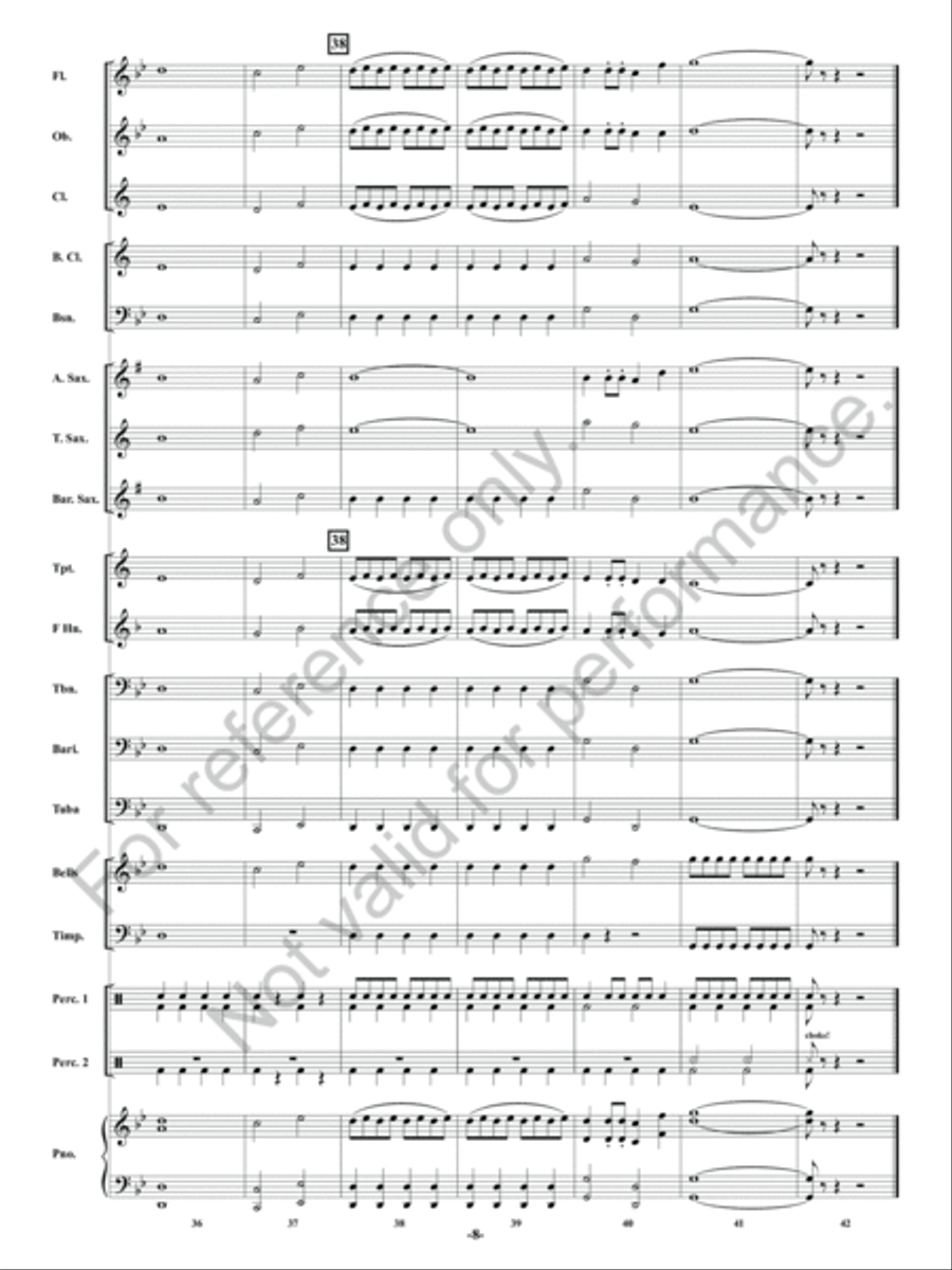 Vulcan Rising! Vulcan Rising! Concert Band scores gallery preview page 9