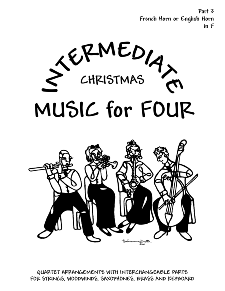 Intermediate Music for Four, Christmas, Part 3 English Horn or French Horn in F DD73134