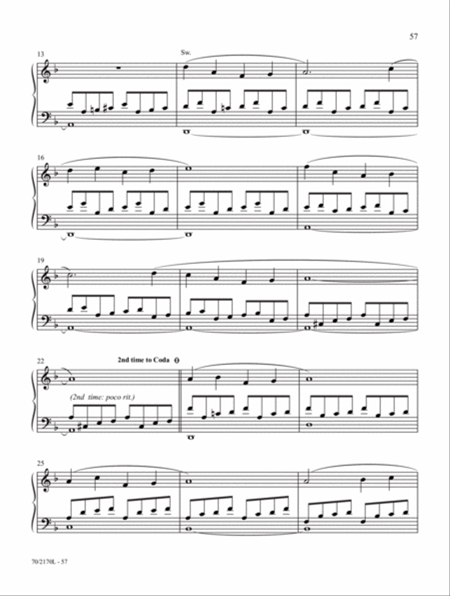 Pick Up & Play Organ Solo scores gallery preview page 34